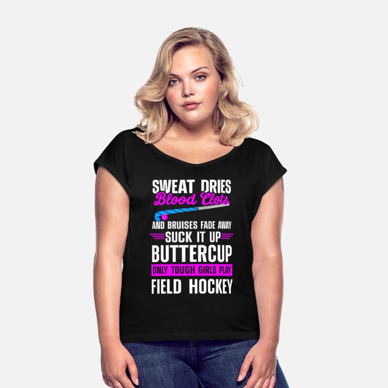Funny Field Hockey Buttercup Only Tough Girls Play