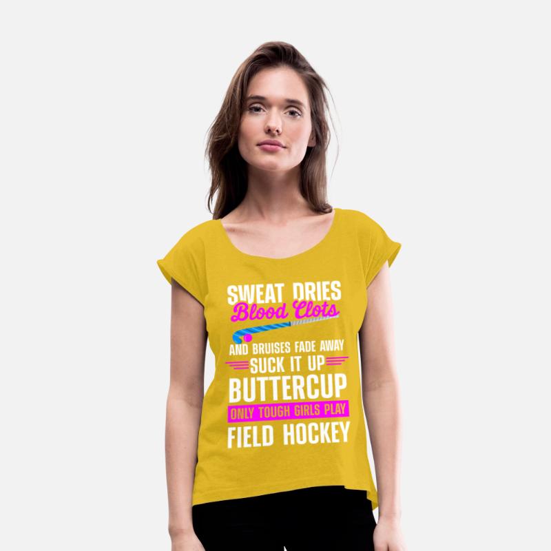 Funny Field Hockey Buttercup Only Tough Girls Play