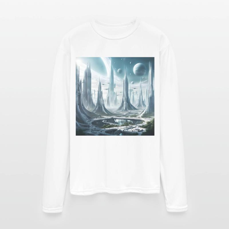 Futuristic Space Cityscape Design