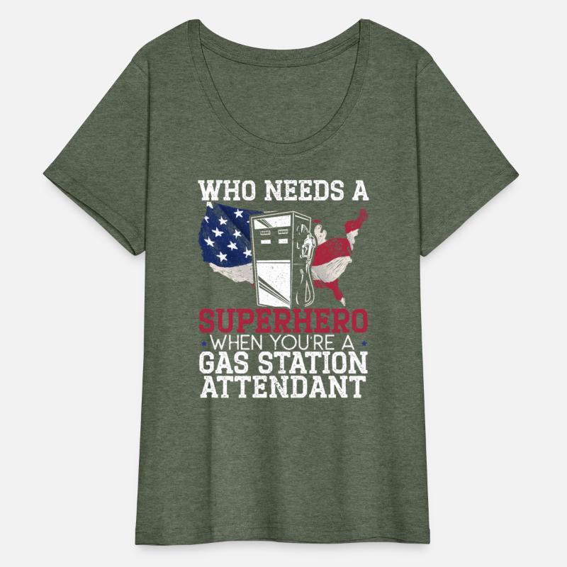 Gas Station Attendant Gas Pump Gasoline Fuel