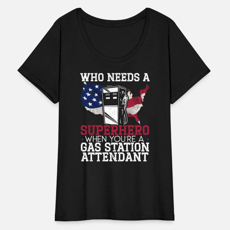 Gas Station Attendant Gas Pump Gasoline Fuel