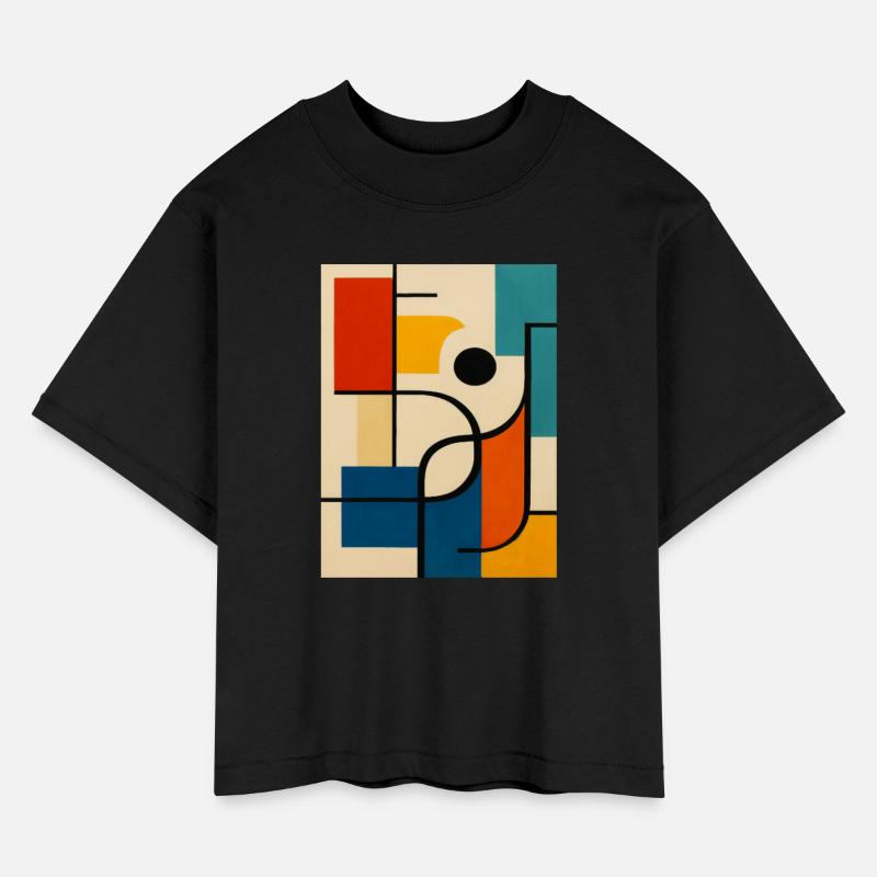 Geometric Abstract Color Composition