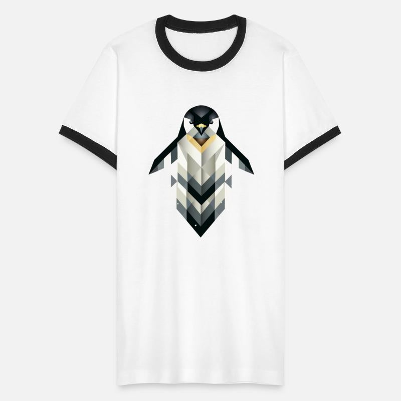 Geometric Penguin - Frosty Elegance