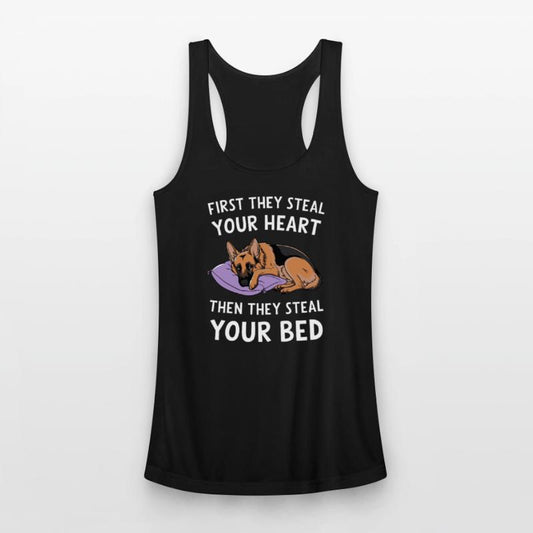 German Shepherd Steals Heart and Bed