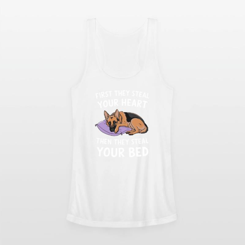 German Shepherd Steals Heart and Bed