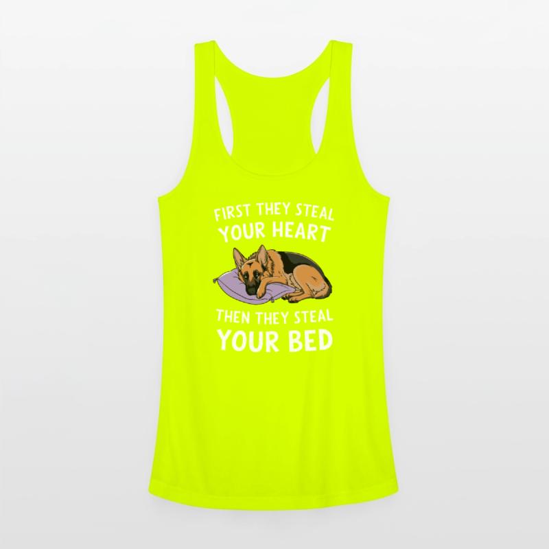 German Shepherd Steals Heart and Bed