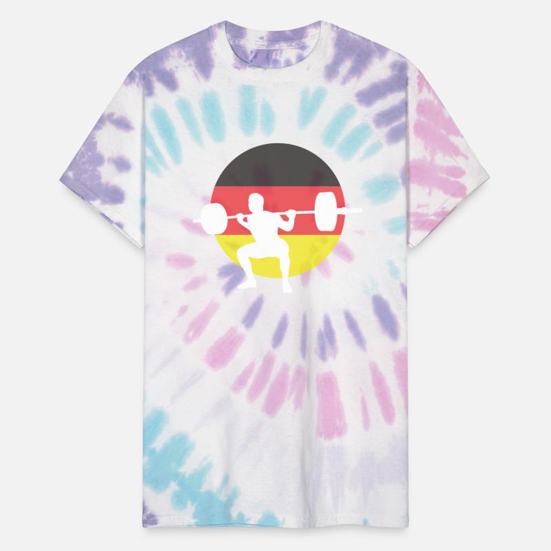 German Squat Powerlifting Germany Flag