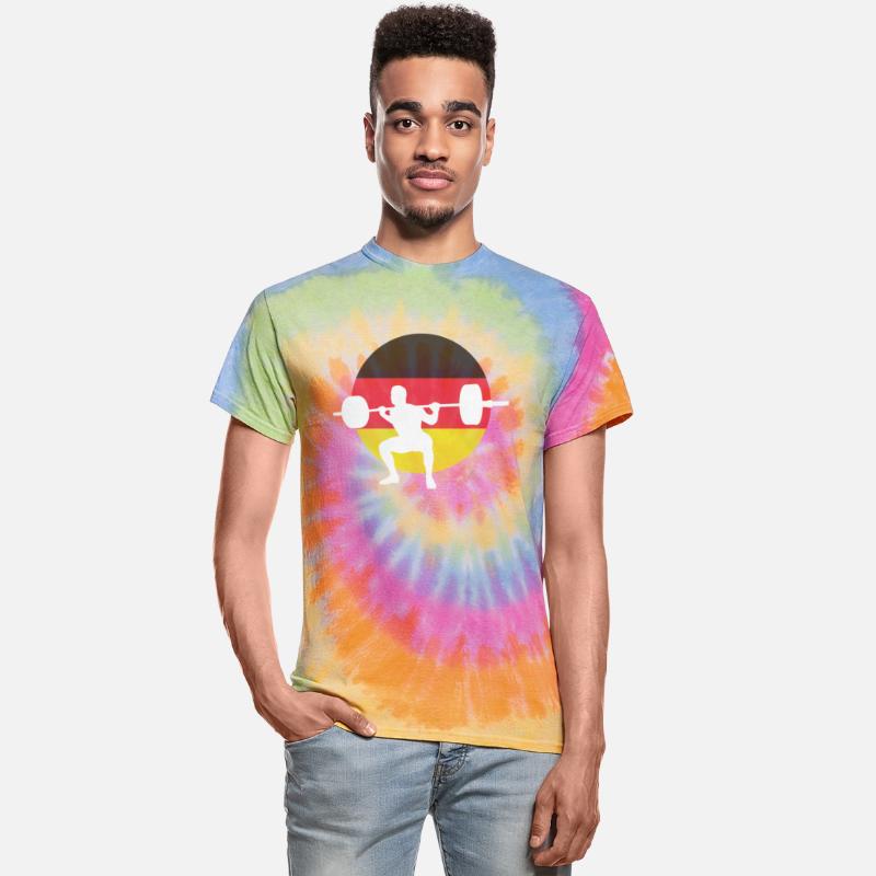 German Squat Powerlifting Germany Flag