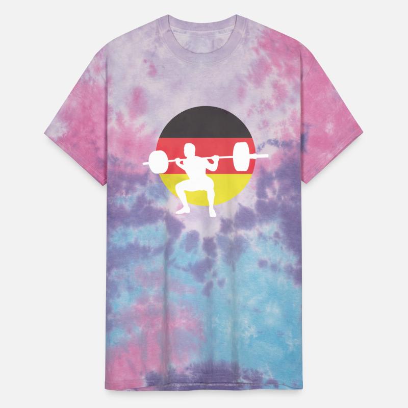 German Squat Powerlifting Germany Flag