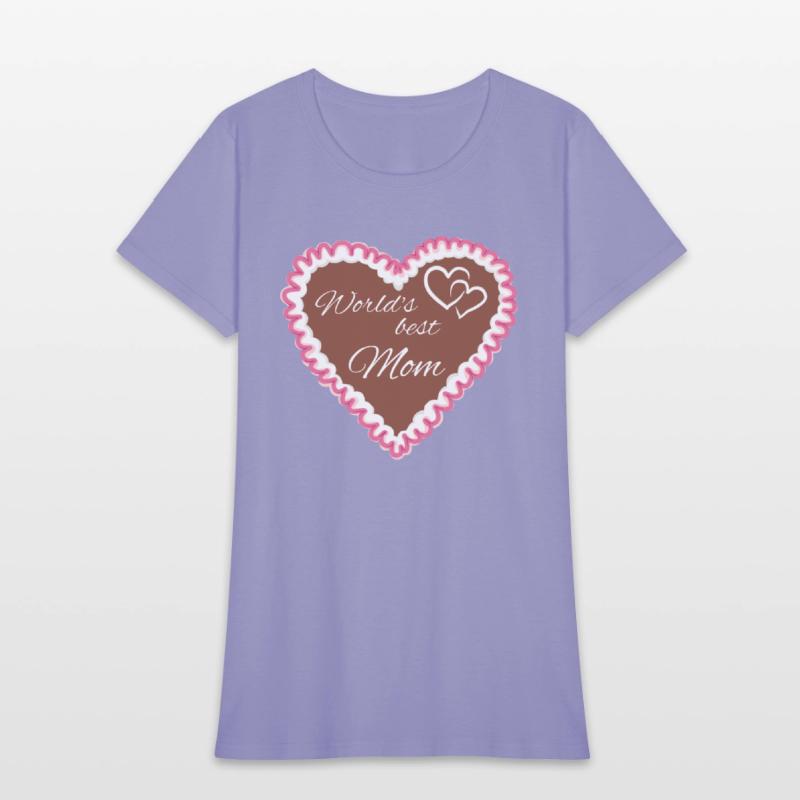 gingerbread heart world's best mom