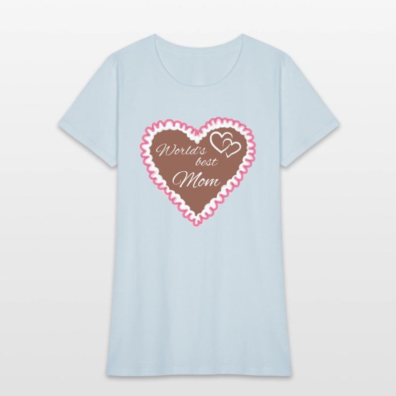 gingerbread heart world's best mom