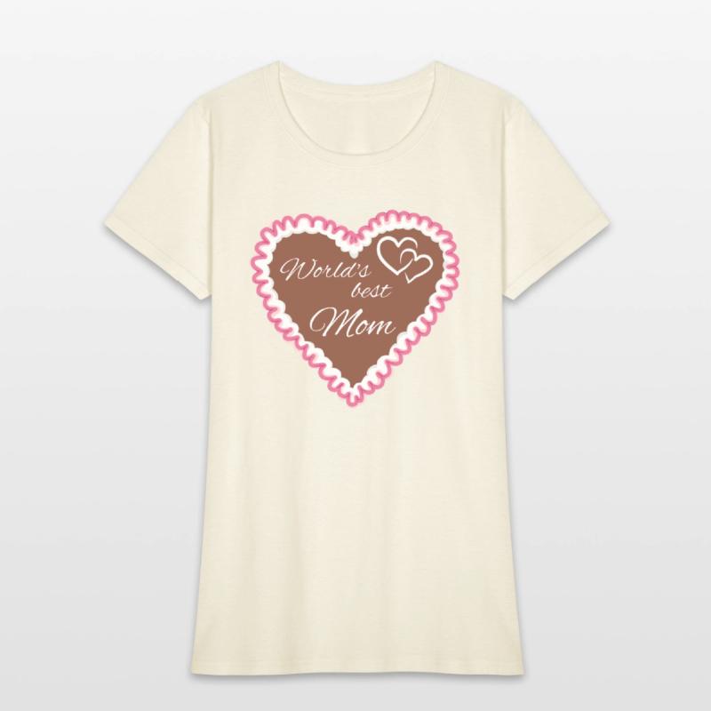 gingerbread heart world's best mom