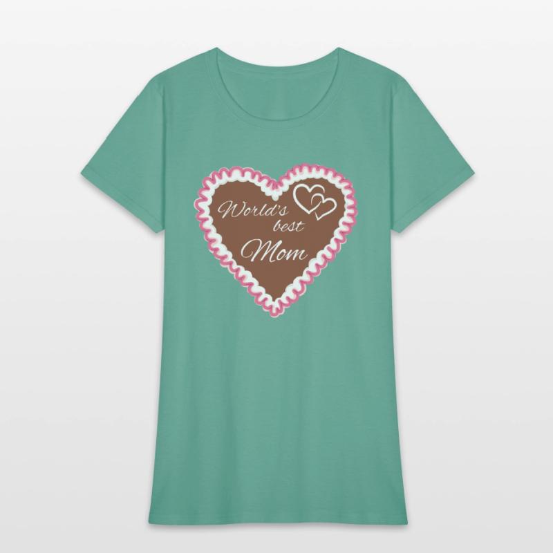 gingerbread heart world's best mom