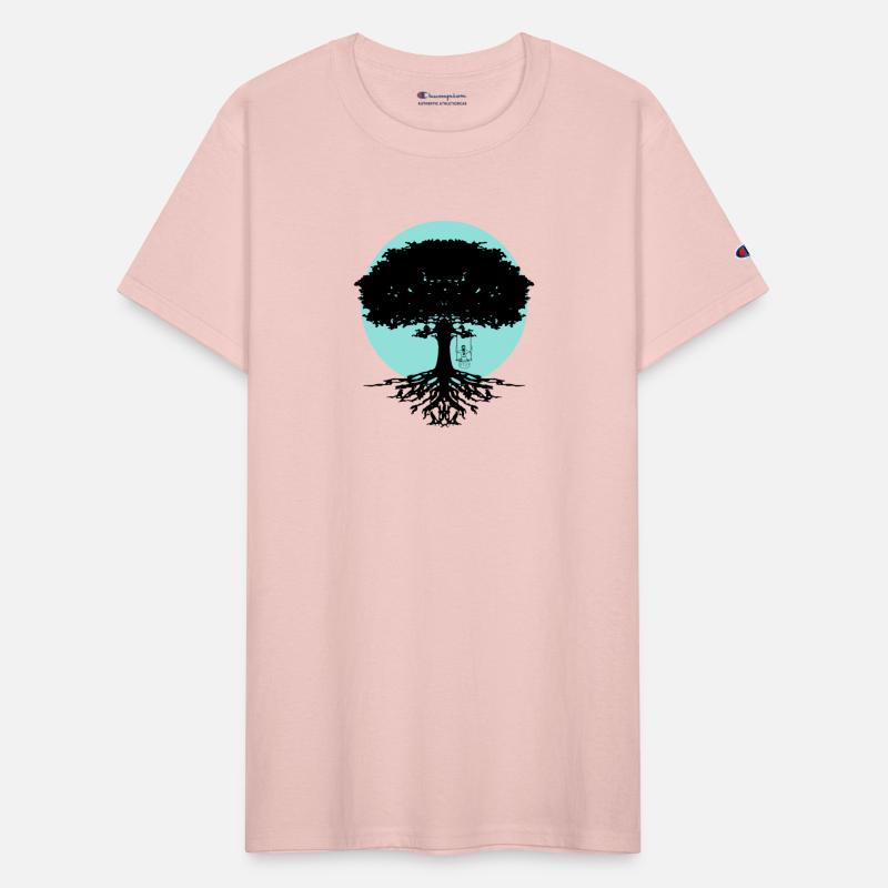 Girl swinging on a tree