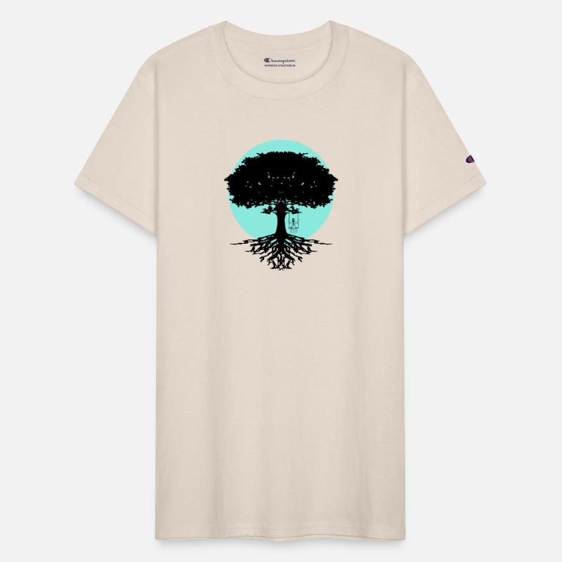 Girl swinging on a tree