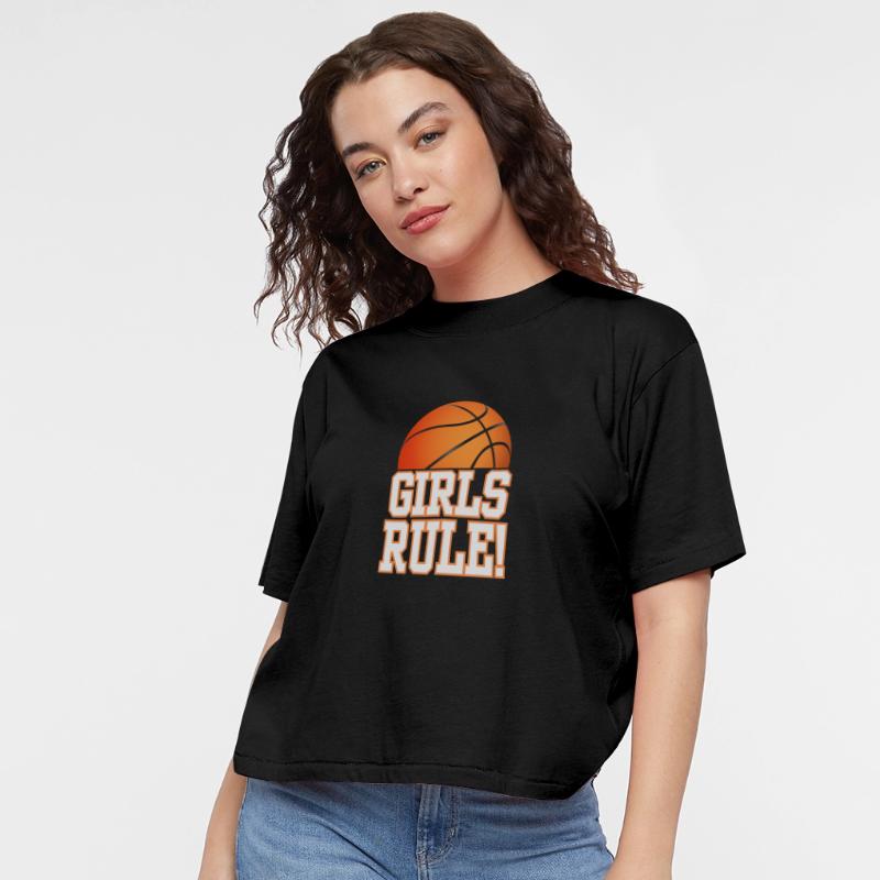Girls Rule! - Basketball Design