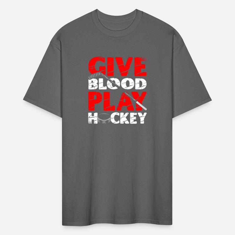 Give Blood Play Hockey Ice Sport Goalie Goalkeeper