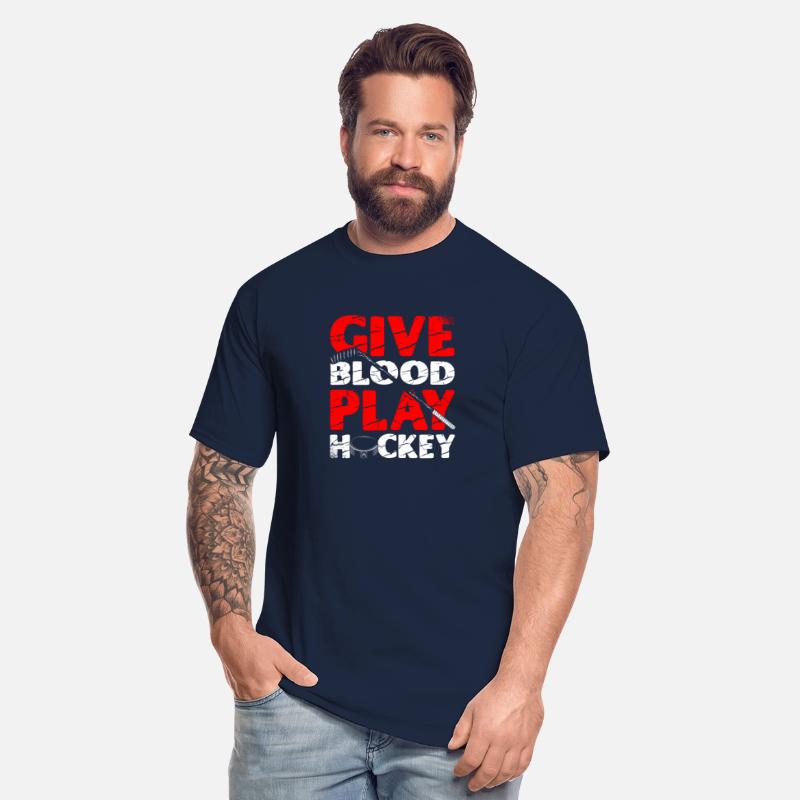 Give Blood Play Hockey Ice Sport Goalie Goalkeeper