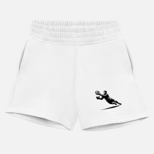 Goalkeeper With Strong Reflexes In Full Defensive