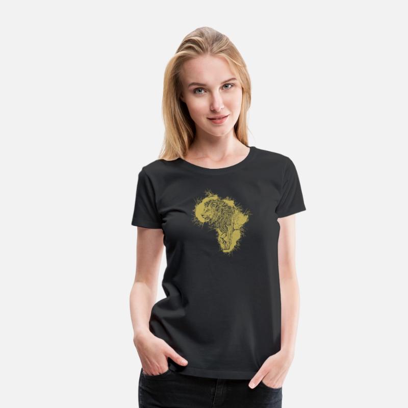 Gold Lion in Thorny Africa