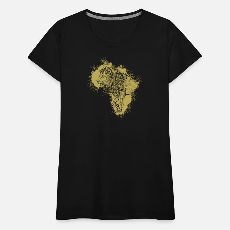Gold Lion in Thorny Africa