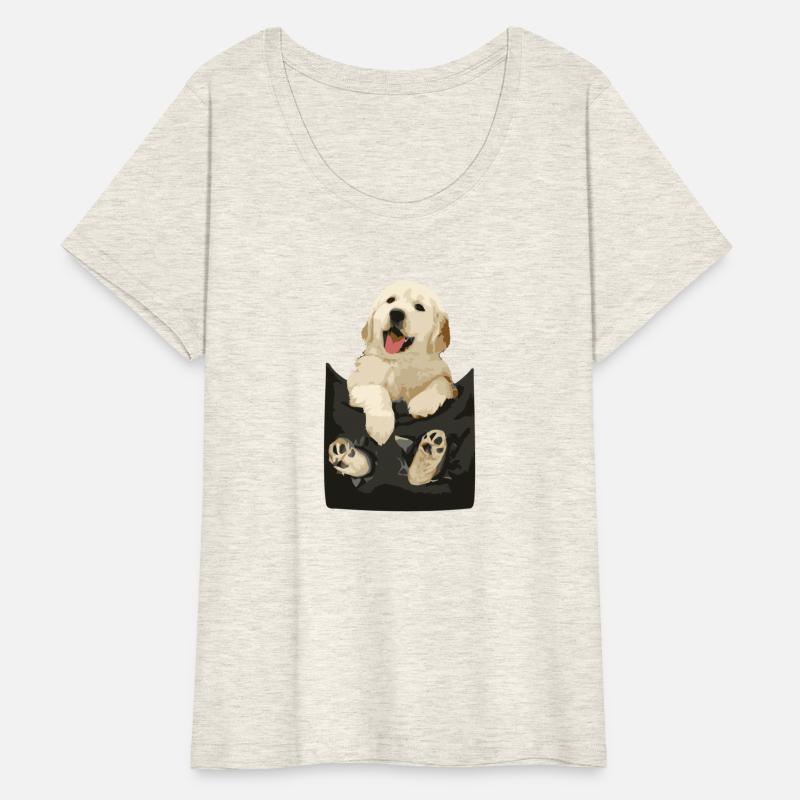 Golden Retriever In Pocket Puppy