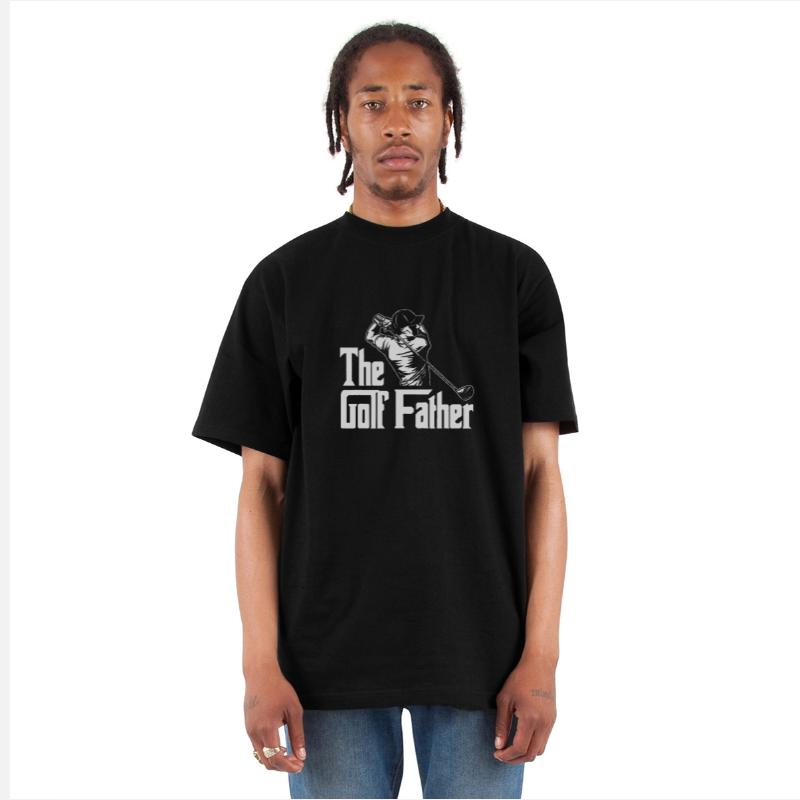 Golf Father Golfing Player Ball Course Putter