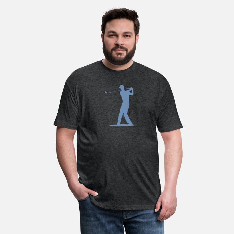 Golfer Tee Off Silhouette - Men's Design