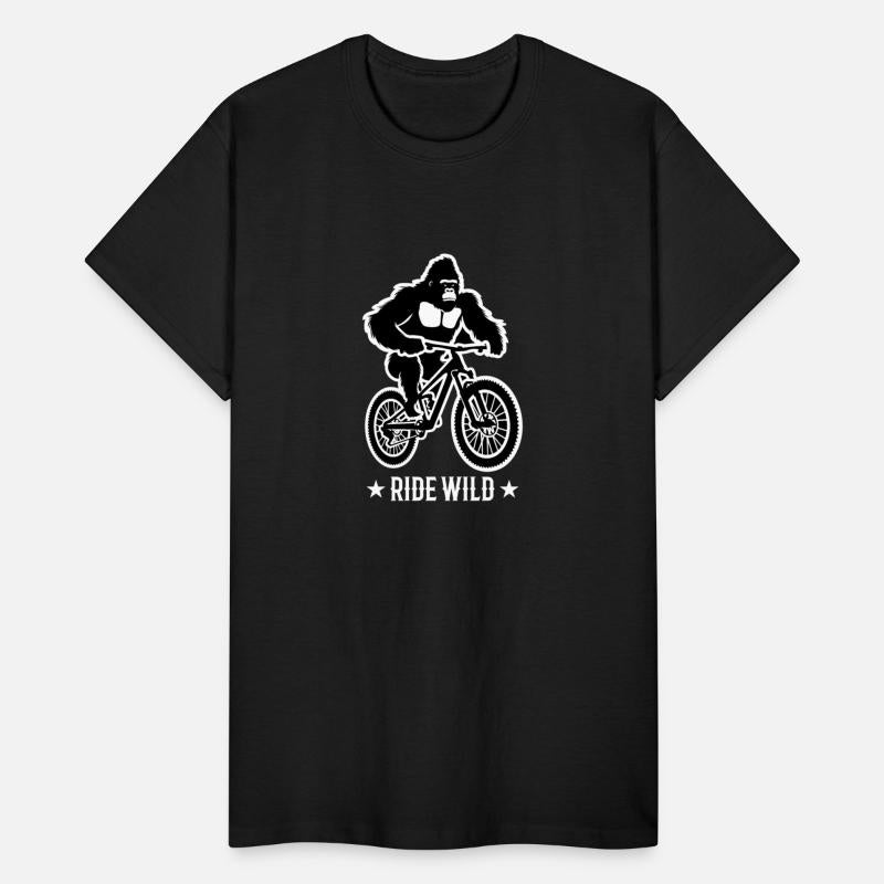 Gorilla Biker Mountain Biker E-Biker Funny Animals