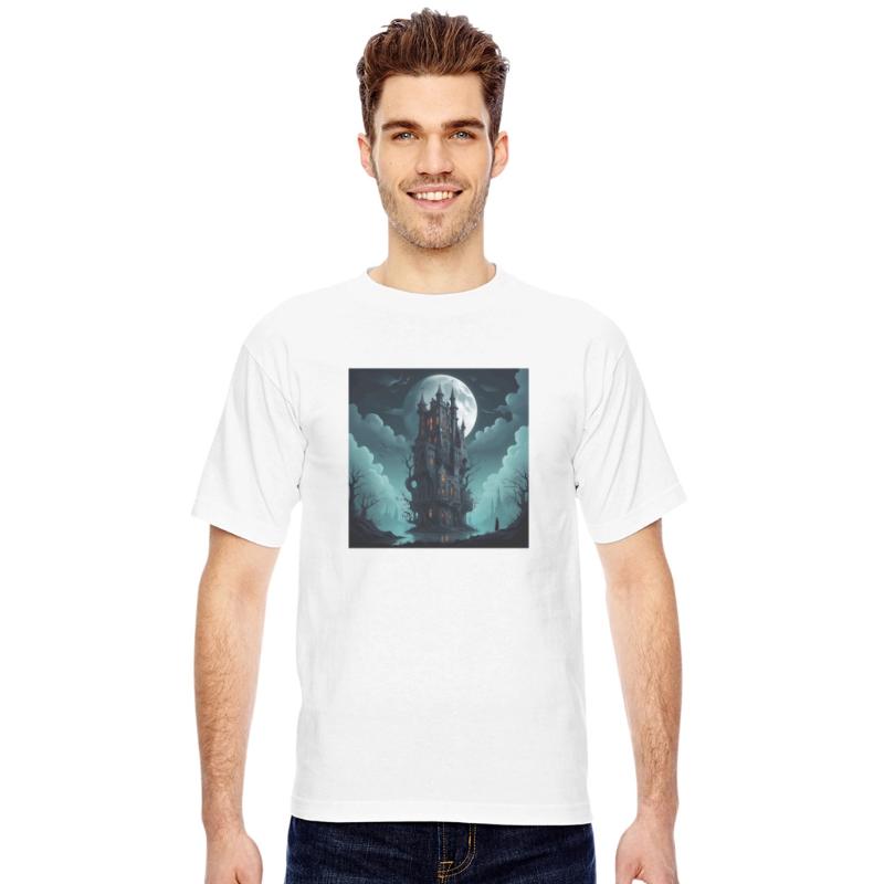 Gothic Castle Silhouette – Mystical Nightscape