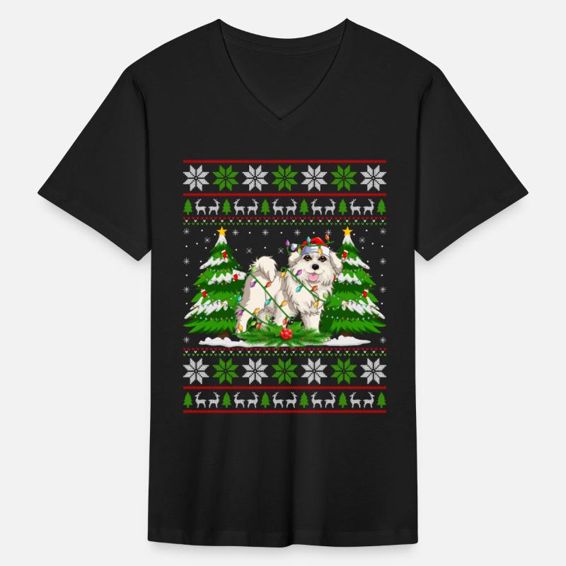 Great Pyrenees Dog Christmas Tree Lights