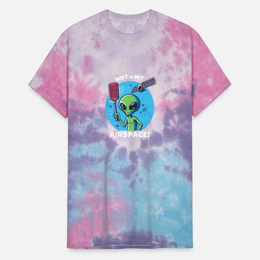 Green Alien Flyswatter Satellite Defense