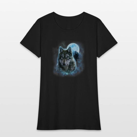 Grey Wolf Hunting Ground Icy Moon Forest Galaxy