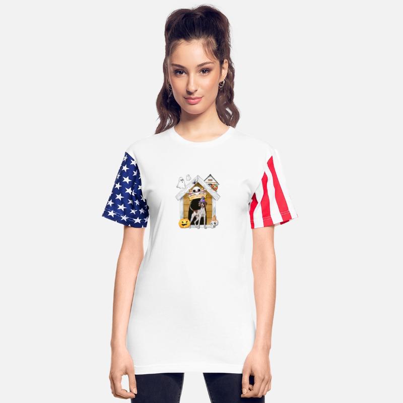 Halloween Pointer Dog Witch