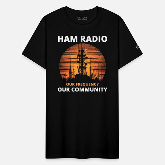 Ham Radio Tower Sunrise Uniting Our Frequency