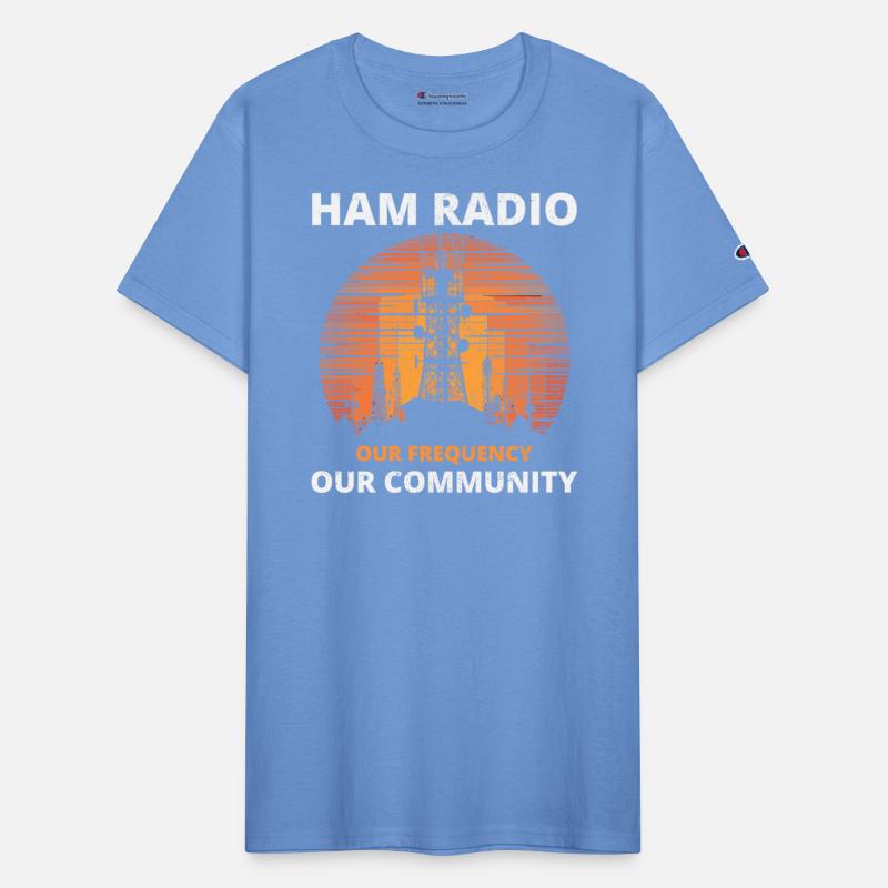 Ham Radio Tower Sunrise Uniting Our Frequency