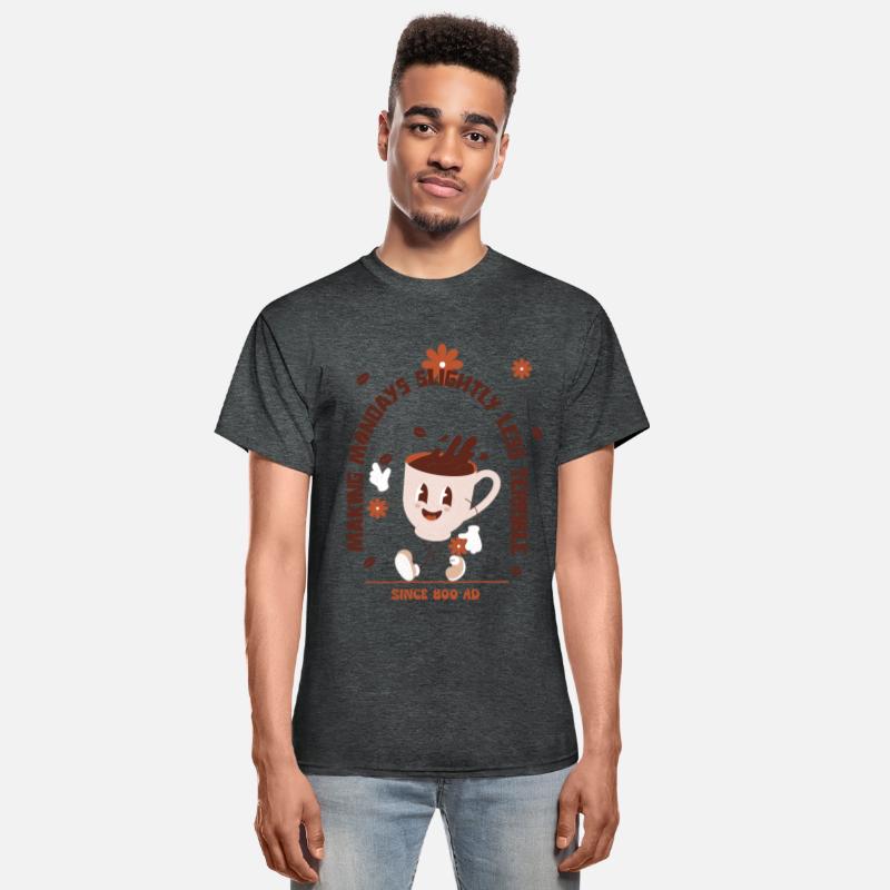 Happy Coffee Cup Tee - Brighten Your Monday