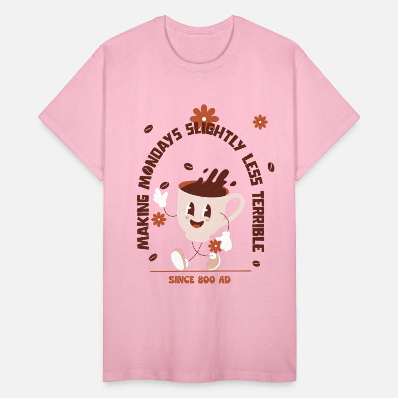 Happy Coffee Cup Tee - Brighten Your Monday