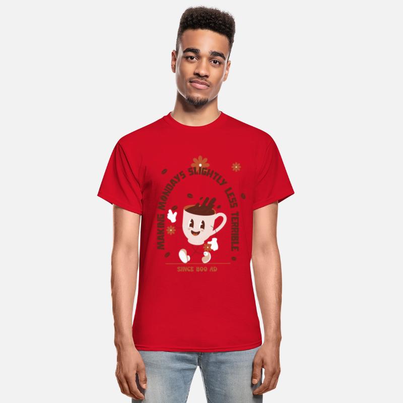 Happy Coffee Cup Tee - Brighten Your Monday