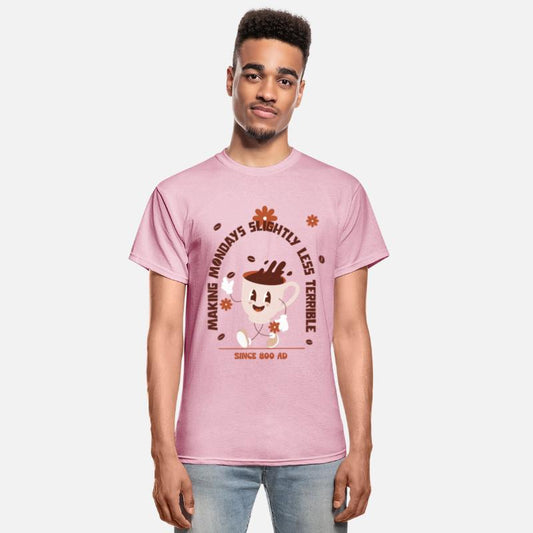 Happy Coffee Cup Tee - Brighten Your Monday