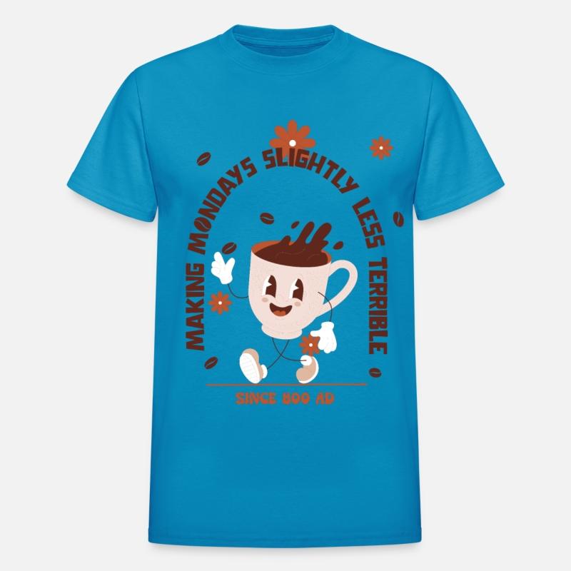 Happy Coffee Cup Tee - Brighten Your Monday
