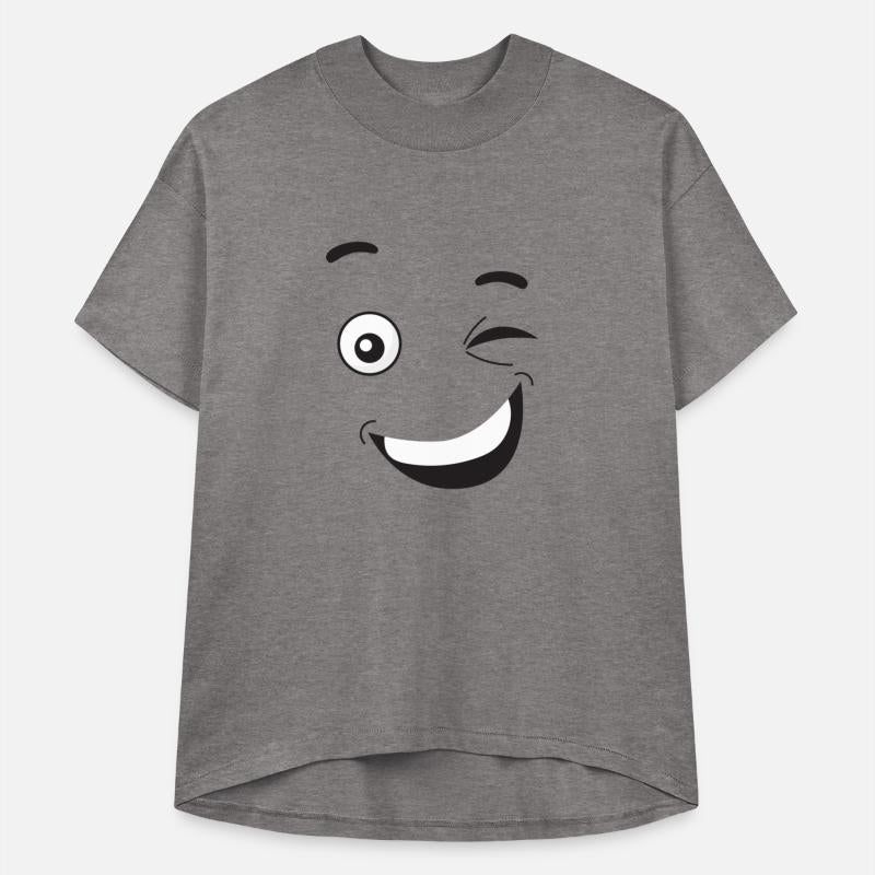 happy face with wink