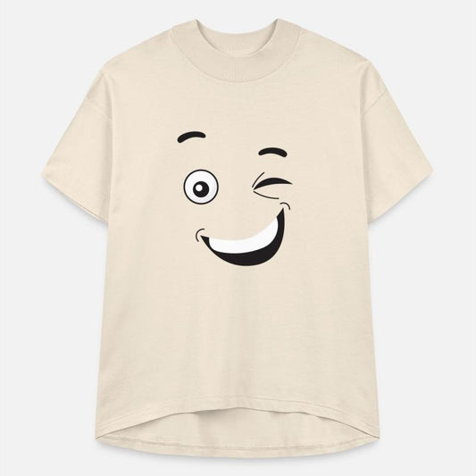 happy face with wink