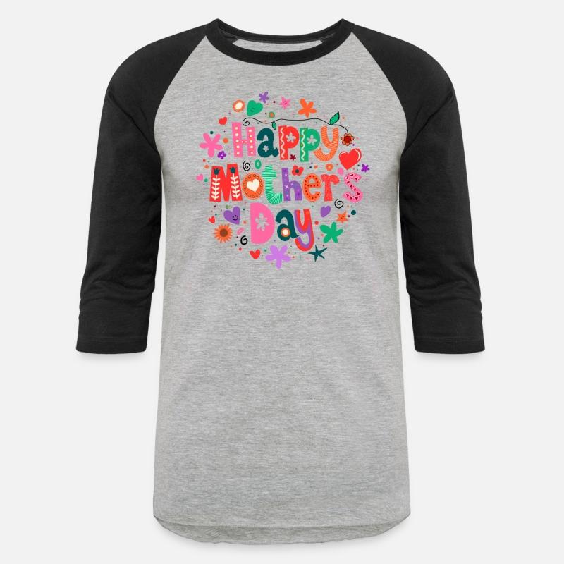 Happy Mother’ Day Cool Lettering Colorful Art