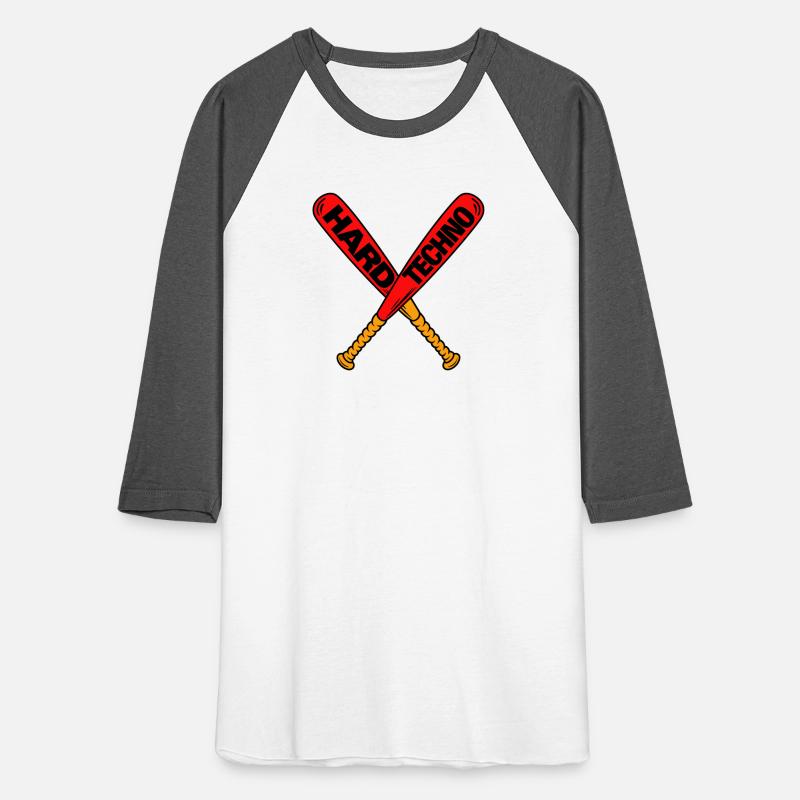 "Hard Techno" Crossed Baseball Bats – Techno Musi