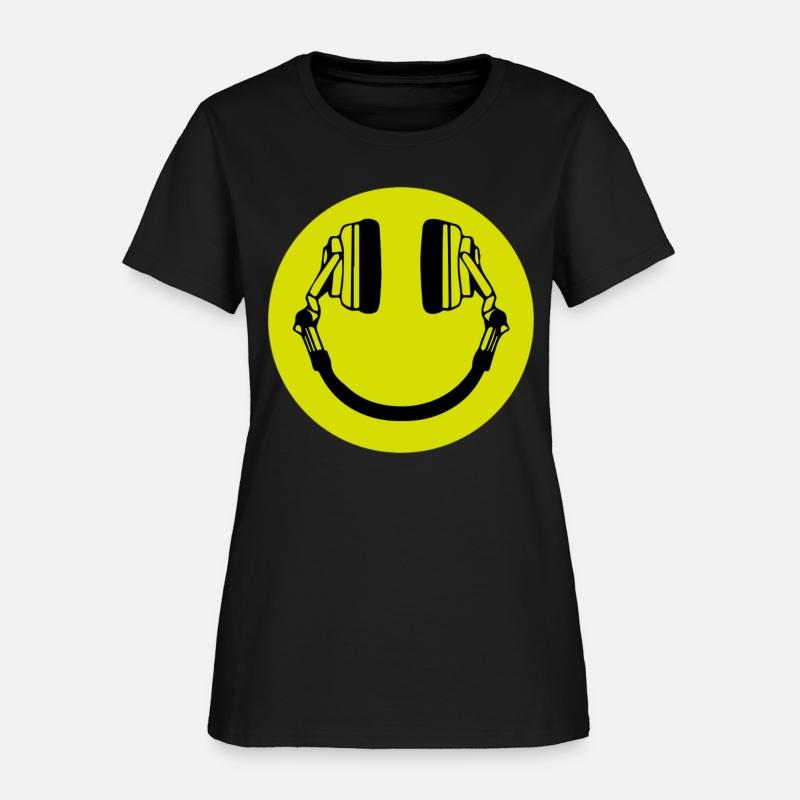 Headphone Smiley Acid House Cans MUSIC RAVE WEED D
