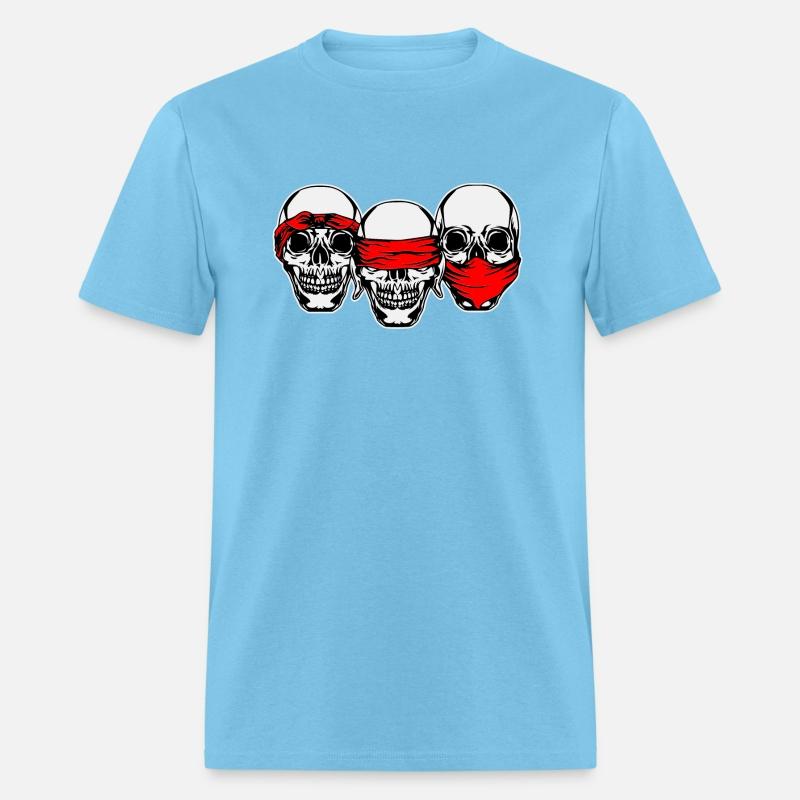 Hear See Speak No Evil Skulls ©WhiteTigerLLC.Com