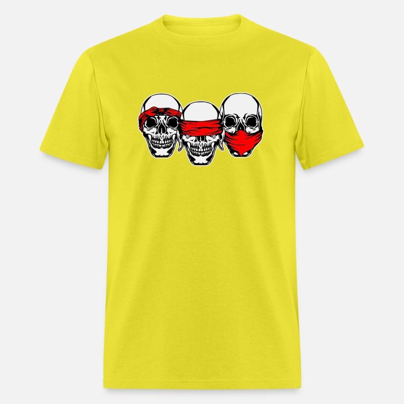 Hear See Speak No Evil Skulls ©WhiteTigerLLC.Com