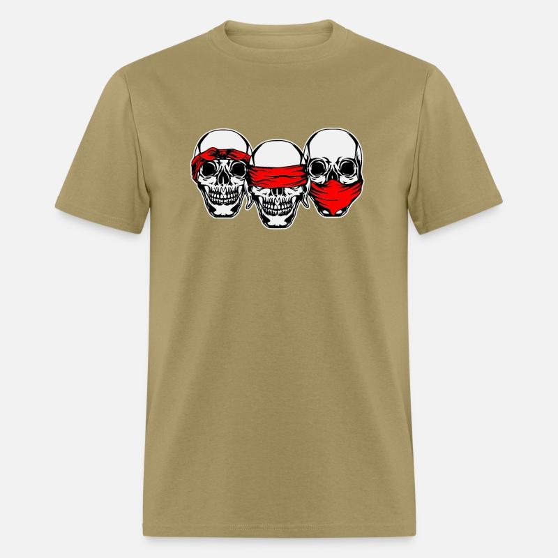 Hear See Speak No Evil Skulls ©WhiteTigerLLC.Com