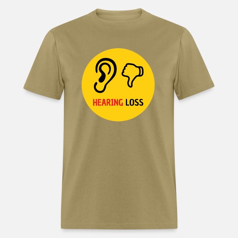 hearing loss symbol - yellow